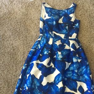 Chi Chi Blue Floral Dress. Size 6. NWT